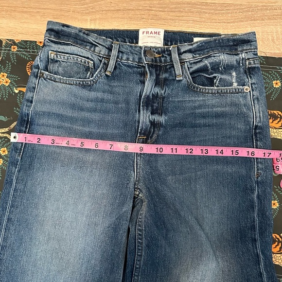 FRAME Denim, Heritage Le California Raw Edge, Coldwater Wash, Size 26 EUC - Picture 12 of 15